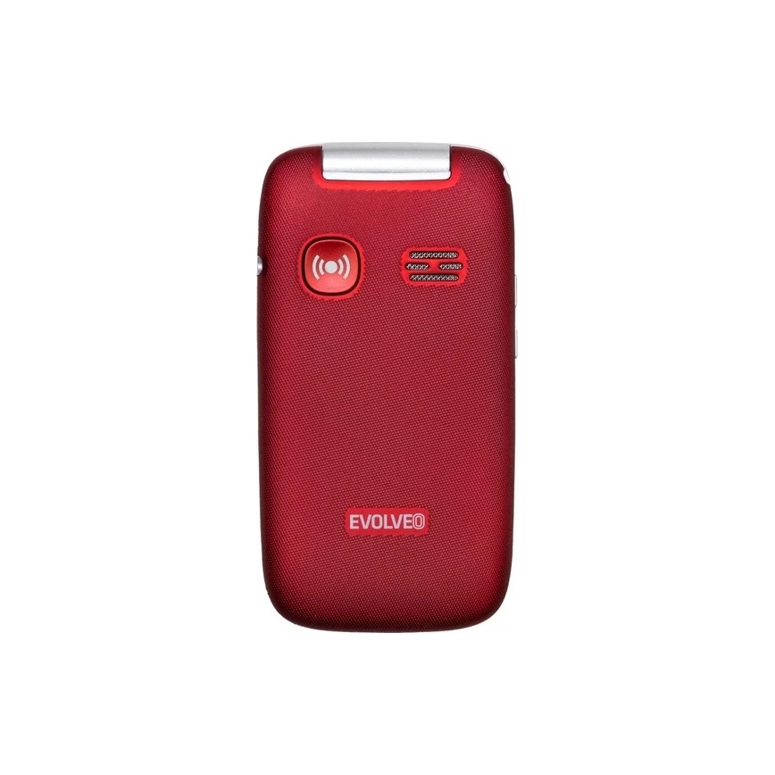 Evolveo - EasyPhone FS teléfono móvil plegable para personas mayores 2.8 rojo