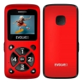 Evolveo - EasyPhone ID teléfono móvil para personas mayores rojo