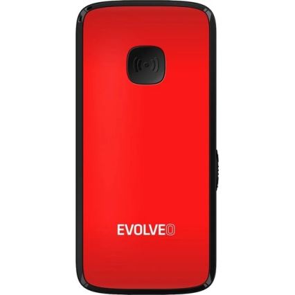 Evolveo - EasyPhone ID teléfono móvil para personas mayores rojo
