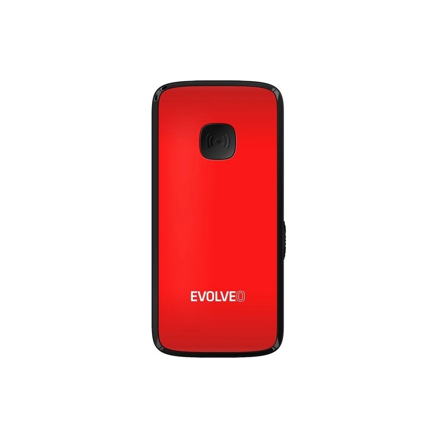 Evolveo - EasyPhone ID teléfono móvil para personas mayores rojo