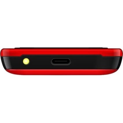 Evolveo - EasyPhone ID teléfono móvil para personas mayores rojo