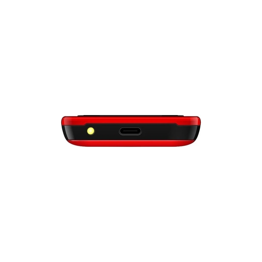 Evolveo - EasyPhone ID teléfono móvil para personas mayores rojo