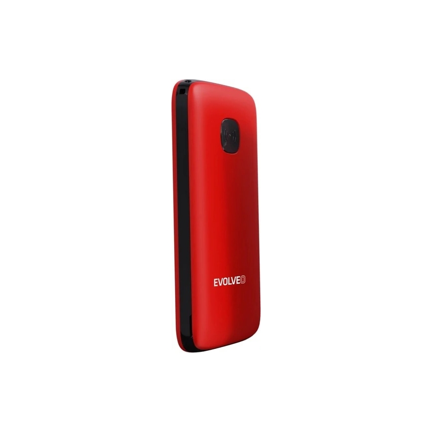 Evolveo - EasyPhone ID teléfono móvil para personas mayores rojo