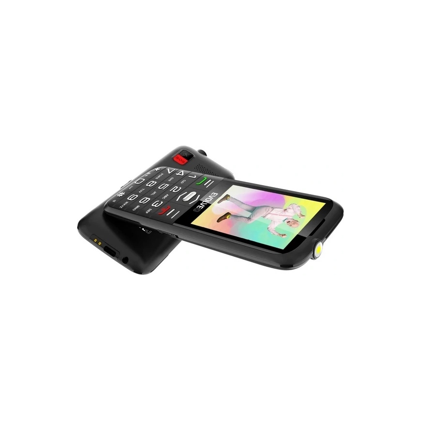 Evolveo - EasyPhone XO teléfono móvil para personas mayores, negro