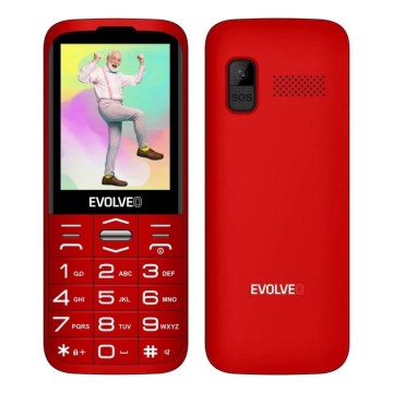 Evolveo - EasyPhone XO teléfono móvil para personas mayores rojo