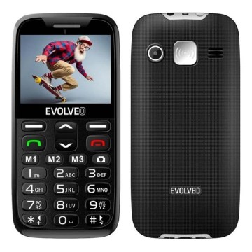 Evolveo - EasyPhone XR 2G teléfono móvil para personas mayores negro