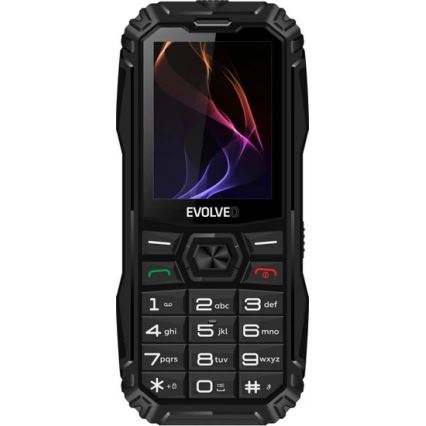 Evolveo - MaxPhone A1, teléfono Dual SIM con teclado físico, color negro