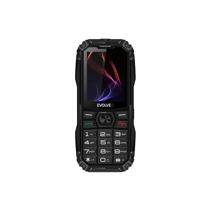 Evolveo - MaxPhone A1, teléfono Dual SIM con teclado físico, color negro