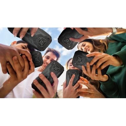 Evolveo - MaxPhone A1, teléfono Dual SIM con teclado físico, color negro