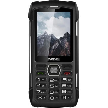Evolveo - StrongPhone H1, teléfono Dual SIM impermeable, negro/gris