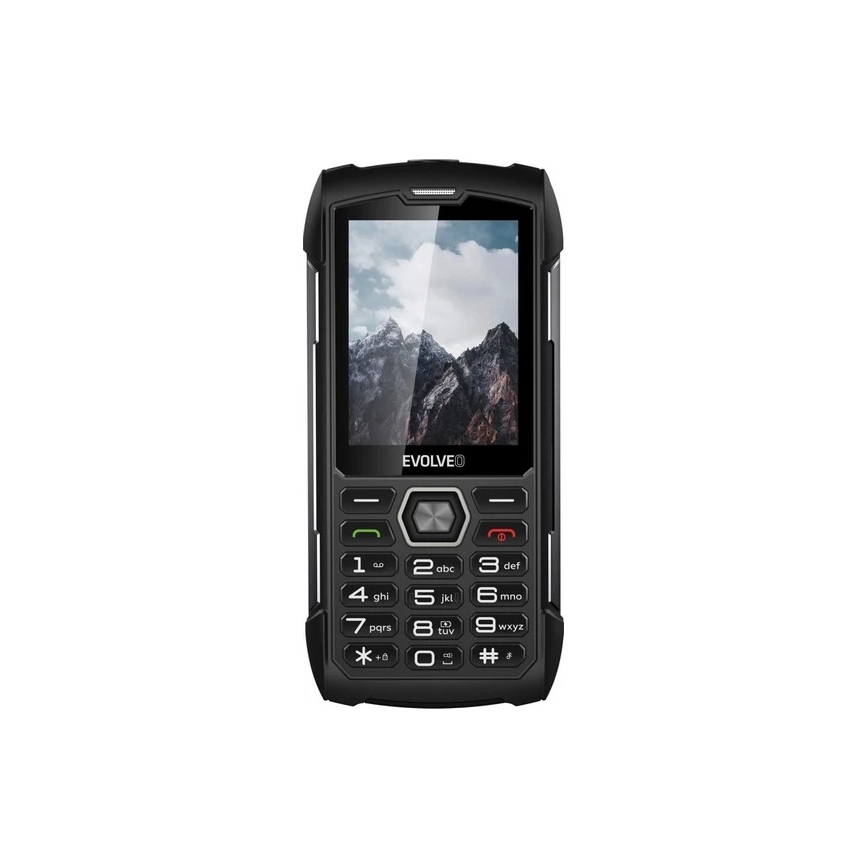 Evolveo - StrongPhone H1, teléfono Dual SIM impermeable, negro/gris