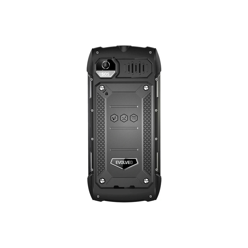 Evolveo - StrongPhone H1, teléfono Dual SIM impermeable, negro/gris