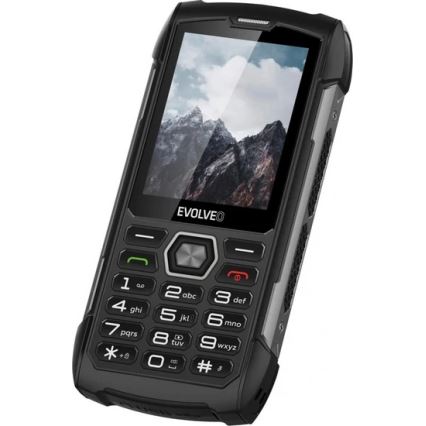 Evolveo - StrongPhone H1, teléfono Dual SIM impermeable, negro/gris