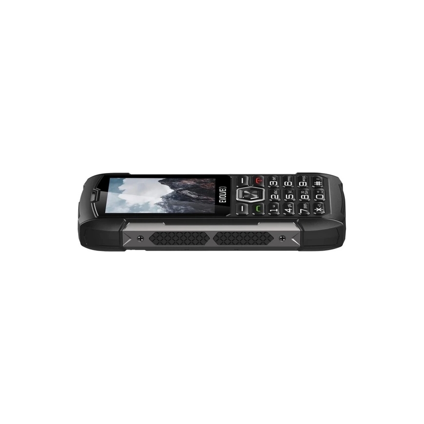 Evolveo - StrongPhone H1, teléfono Dual SIM impermeable, negro/gris