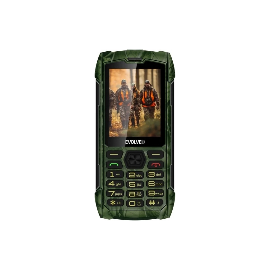 Evolveo - StrongPhone H1 teléfono Dual SIM resistente al agua con camuflaje de caza