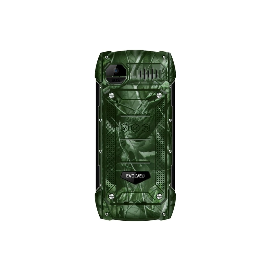 Evolveo - StrongPhone H1 teléfono Dual SIM resistente al agua con camuflaje de caza