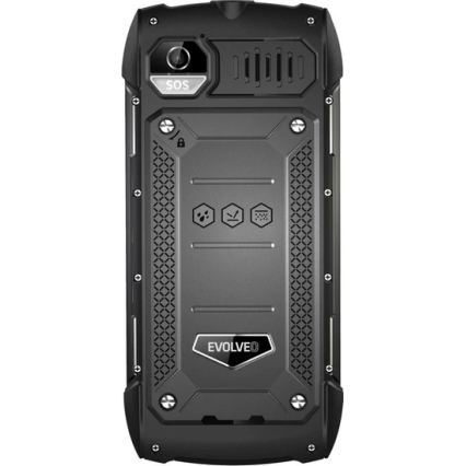 Evolveo - StrongPhone H1 teléfono resistente al agua doble SIM negro/gris