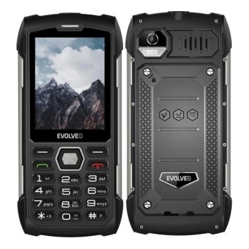 Evolveo - StrongPhone H1 teléfono resistente al agua Dual SIM negro/plata