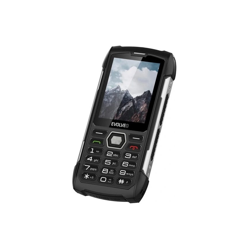 Evolveo - StrongPhone H1 teléfono resistente al agua Dual SIM negro/plata