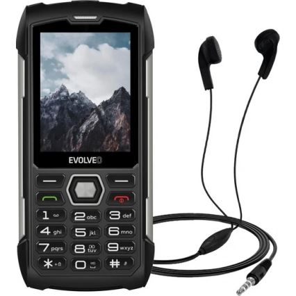 Evolveo - StrongPhone H1 teléfono resistente al agua Dual SIM negro/plata