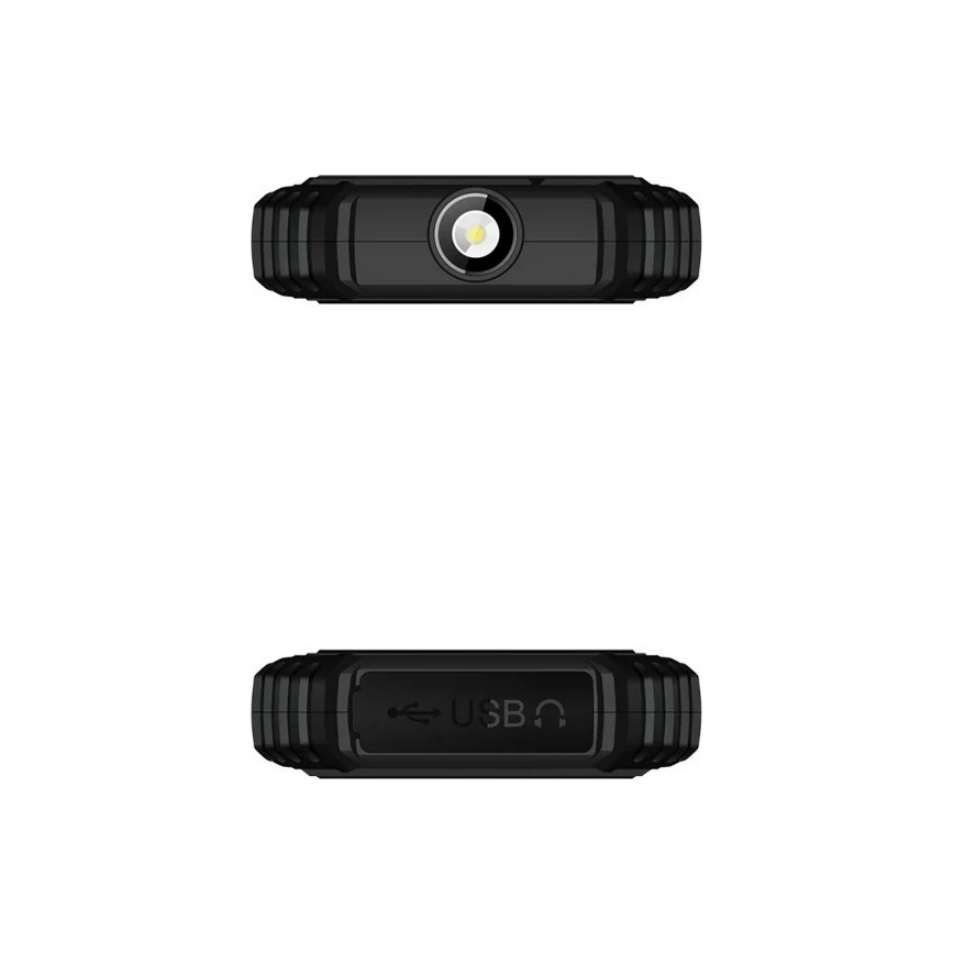 Evolveo - StrongPhone Q1, teléfono Dual SIM impermeable, negro