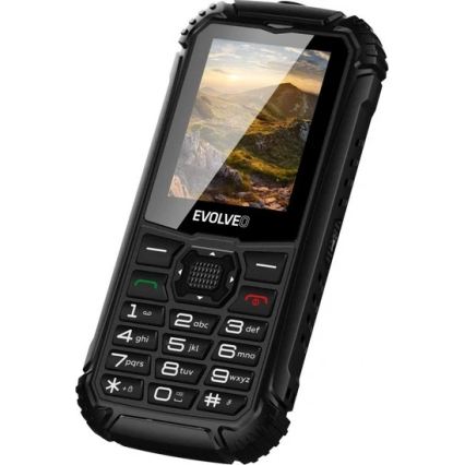 Evolveo - StrongPhone Q1 teléfono Dual SIM resistente al agua negro