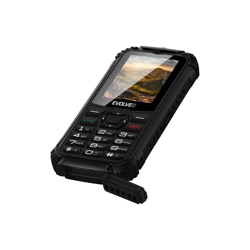 Evolveo - StrongPhone Q1 teléfono Dual SIM resistente al agua negro