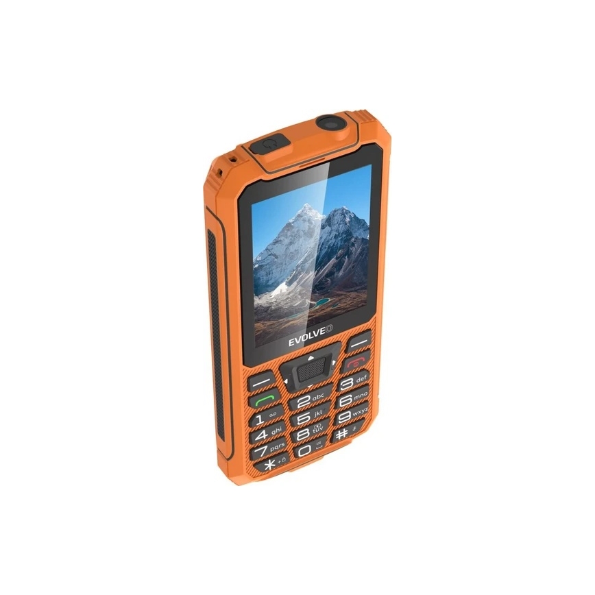 Evolveo - StrongPhone Z6 resistente al agua Dual SIM, naranja