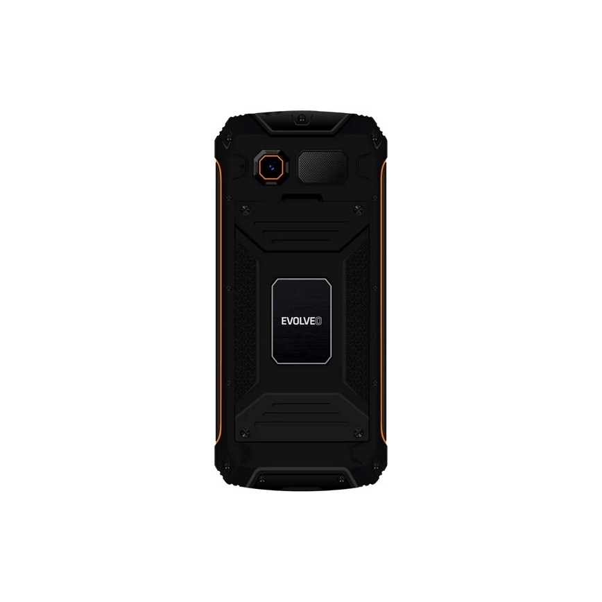 Evolveo - StrongPhone Z6 teléfono Dual SIM resistente al agua negro/naranja