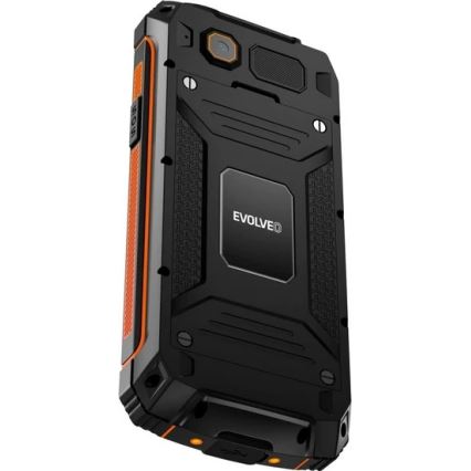 Evolveo - StrongPhone Z6 teléfono Dual SIM resistente al agua negro/naranja