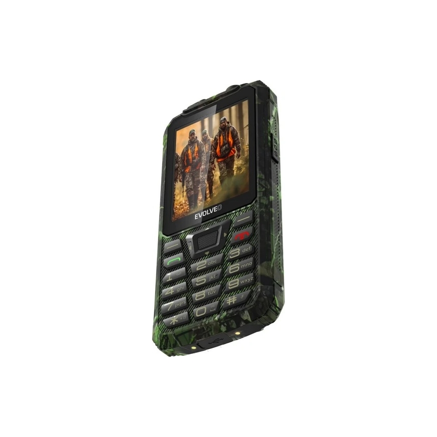 Evolveo - StrongPhone Z6 teléfono impermeable doble SIM camuflaje de caza