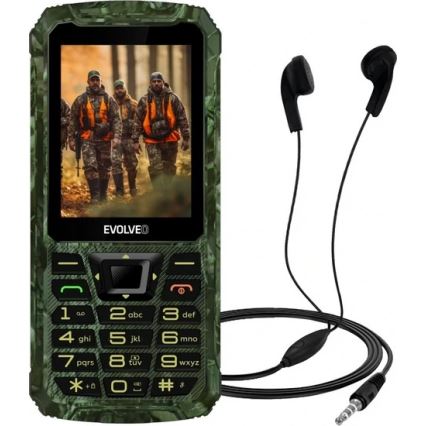 Evolveo - StrongPhone Z6 teléfono impermeable doble SIM camuflaje de caza