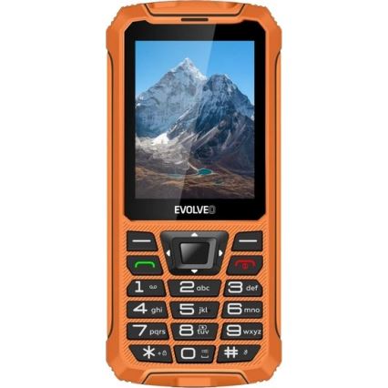 Evolveo - StrongPhone Z6 teléfono resistente al agua Dual SIM naranja