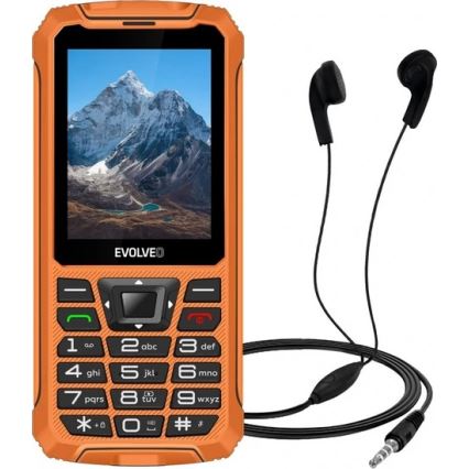 Evolveo - StrongPhone Z6 teléfono resistente al agua Dual SIM naranja