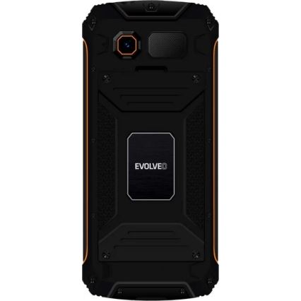 Evolveo - StrongPhone Z6, teléfono resistente al agua Dual SIM, negro/naranja
