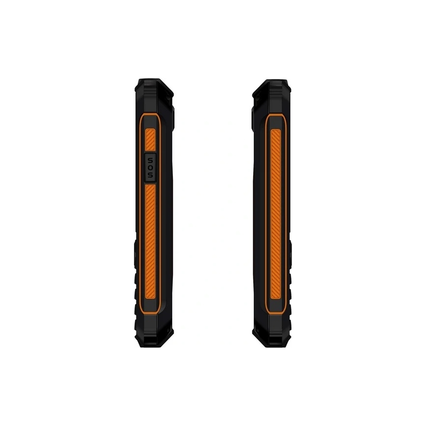Evolveo - StrongPhone Z6, teléfono resistente al agua Dual SIM, negro/naranja