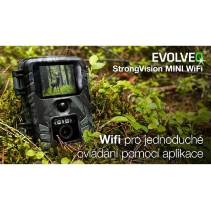 Evolveo - StrongVision MINI Wi-Fi cámara trampa / cámara de seguridad con aplicación móvil