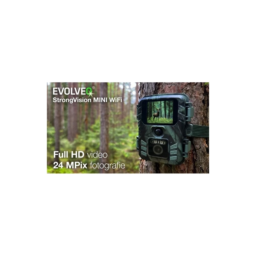 Evolveo - StrongVision MINI Wi-Fi cámara trampa / cámara de seguridad con aplicación móvil