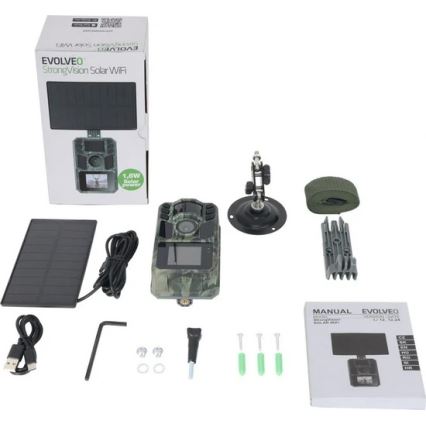 Evolveo - StrongVision Solar Wi-Fi cámara trampa con conectividad Wi-Fi y panel solar