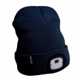 Extol - Gorro con luz frontal recargable por USB, batería de 250 mAh, azul, talla única (UNI)