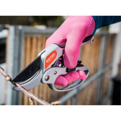 Extol - Guantes de trabajo talla 7 rosa