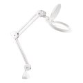 Extol - lámpara de sobremesa LED regulable con lupa LED/10W/230V blanca