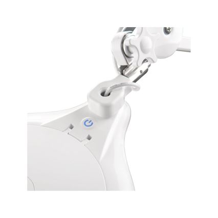 Extol - lámpara de sobremesa LED regulable con lupa LED/10W/230V blanca