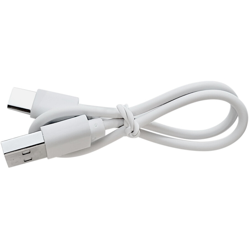Extol - Lupa plegable recargable con luz LED regulable, batería 650 mAh, blanca/gris