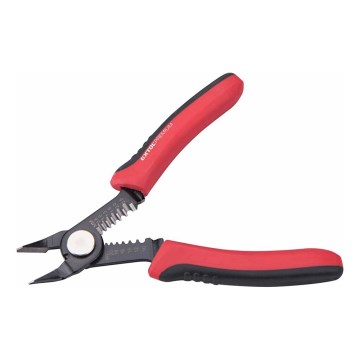 Extol Premium - Alicates de corte lateral y pelacables 150 mm