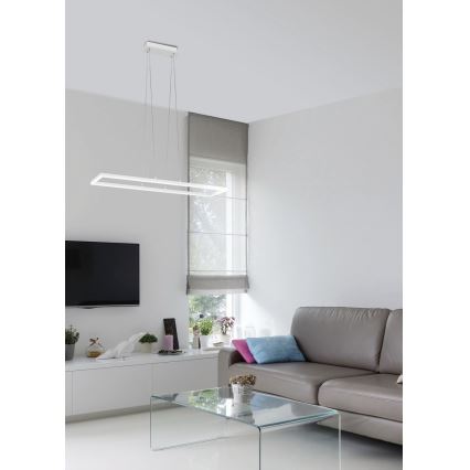Fabas Luce 3394-43-102 - Lámpara de araña LED regulable BARD LED/52W/230V 4000K blanco