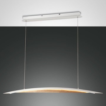 Fabas Luce 3697-40-102 - Lámpara de araña LED regulable CORDOBA LED/36W/230V blanco/madera