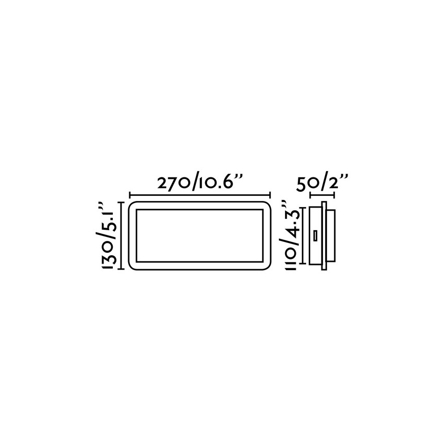 FARO 20061 - Aplique LED MOOD 2xLED/3W/230V