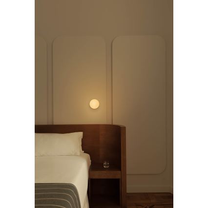 FARO 28299 - Aplique de pared para baño LED ISABELLE LED/8W/230V CRI 90 IP44 blanco
