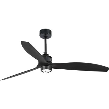 FARO 32100WT1N - Ventilador de techo LED regulable JUST FAN M LED/16W/230V Ø 128 cm negro Wi-Fi Tuya + control remoto